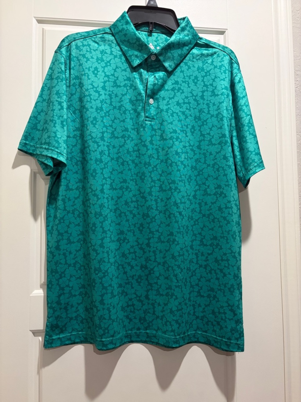 Men's green Floral Polo Shirt